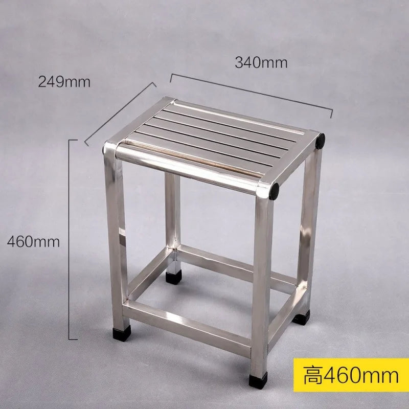 Afralia™ Metal Vanity Chair: Postmodern Salon Storage Stool for Home Furniture