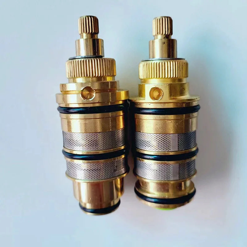 Afralia™ Brass Thermostatic Mixer Cartridge: High Quality Temperature Sensor Valve