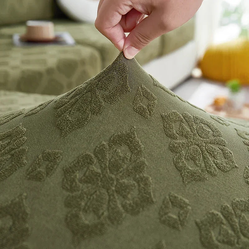 Afralia™ Jacquard Sofa Seat Cover | Stretchable & Washable Furniture Protector