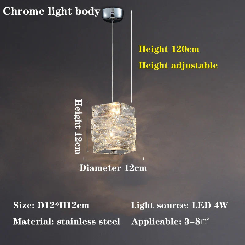 Afralia™ Crystal Ceiling Chandelier: Luxury Nordic LED Lighting Fixture for Restaurant, Bar, and Home