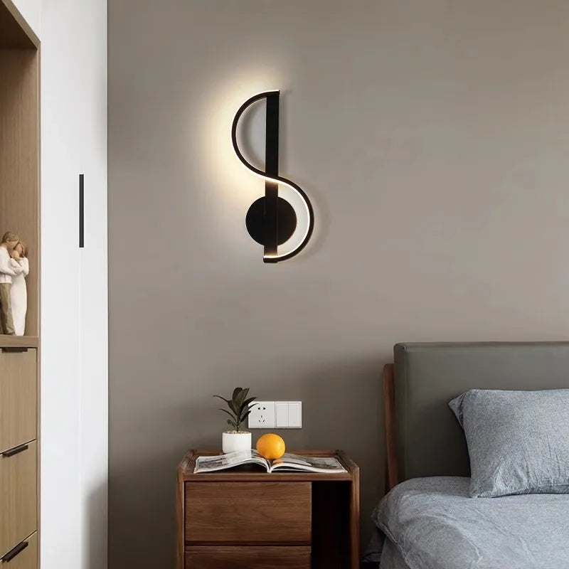 Afralia™ Modern Bedside Wall Lamp AC90-260V - Nordic Design for Bedroom, Living Room & Corridor