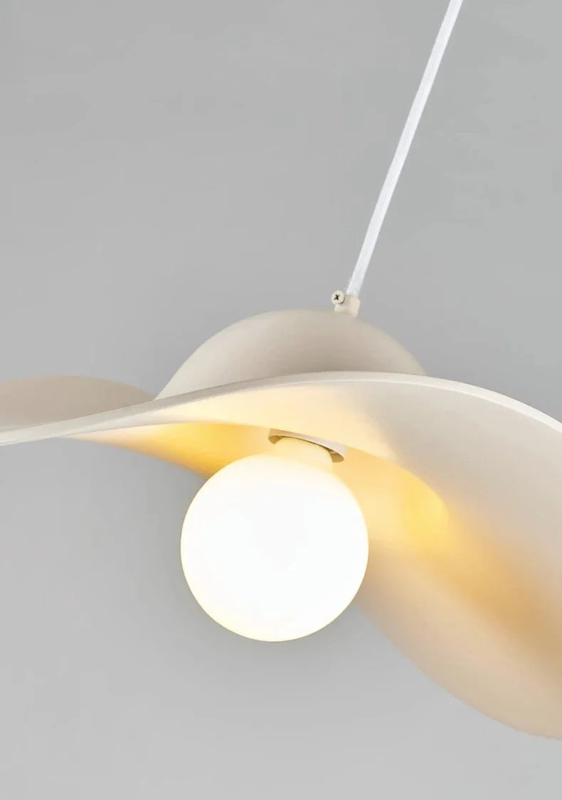 Afralia™ Nordi Cream Pendant Lights Hat Chandelier for Home Decor