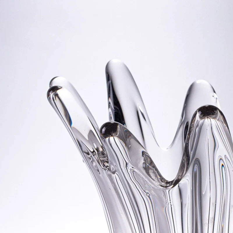 Afralia™ Petal Shape Glass Vase for Flower Arrangement and Hydroponics