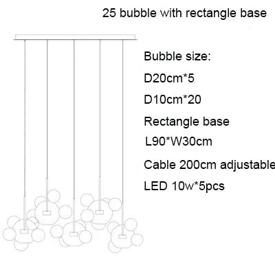 Afralia™ Nordic Mickey LED Glass Ball Pendant Light for Home Decor and Kitchen Lighting