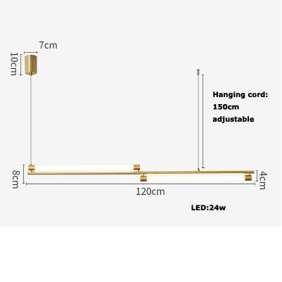 Afralia™ LED Black Gold Designer Chandelier Lighting for Dinning Room