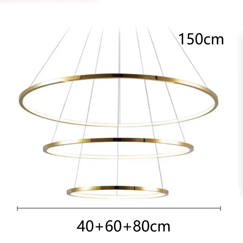 Nordic Stair Chandelier Afralia™ Pendant Light for Living Room Dining Room Lighting