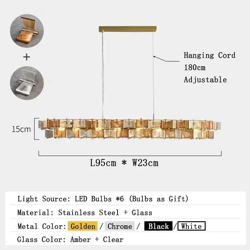 Afralia™ Nordic Luxury Living Room Chandelier: Modern American Style Art Lighting Fixtures