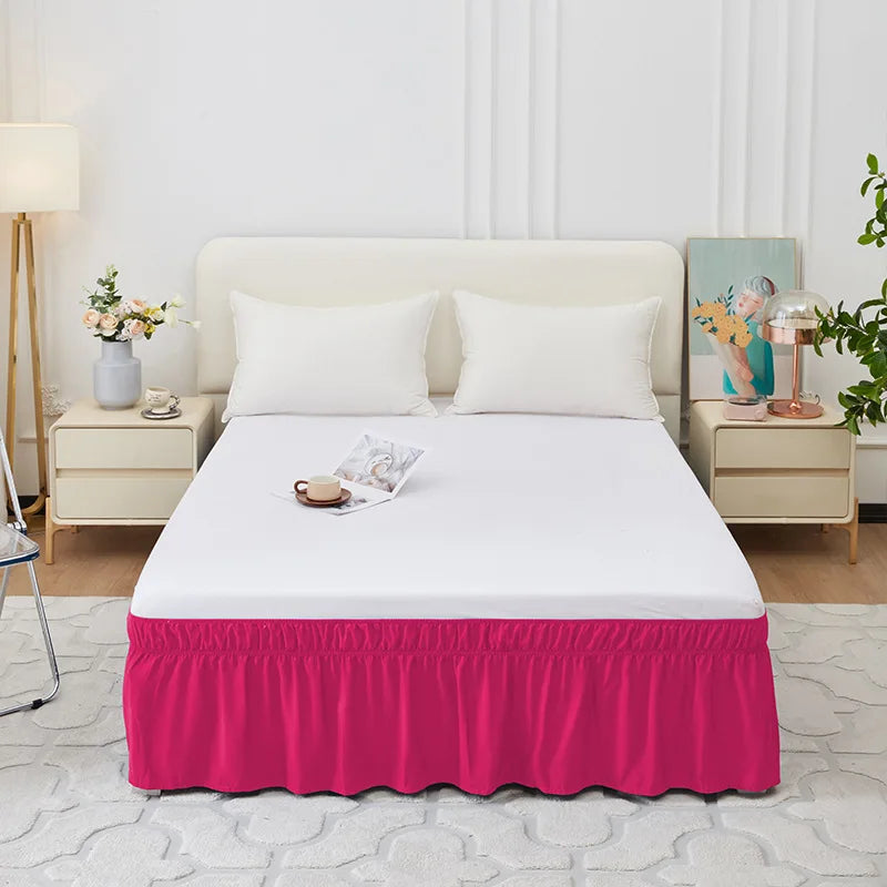 Afralia™ Non Slip Elastic Bed Skirt for Queen King Beds