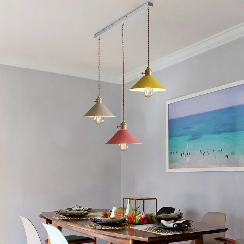 Afralia™ Modern Creative Chandelier: Macaron Style LED Pendant Lamp