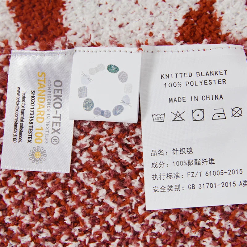 Afralia™ Knitted Blanket Throws 120x150cm