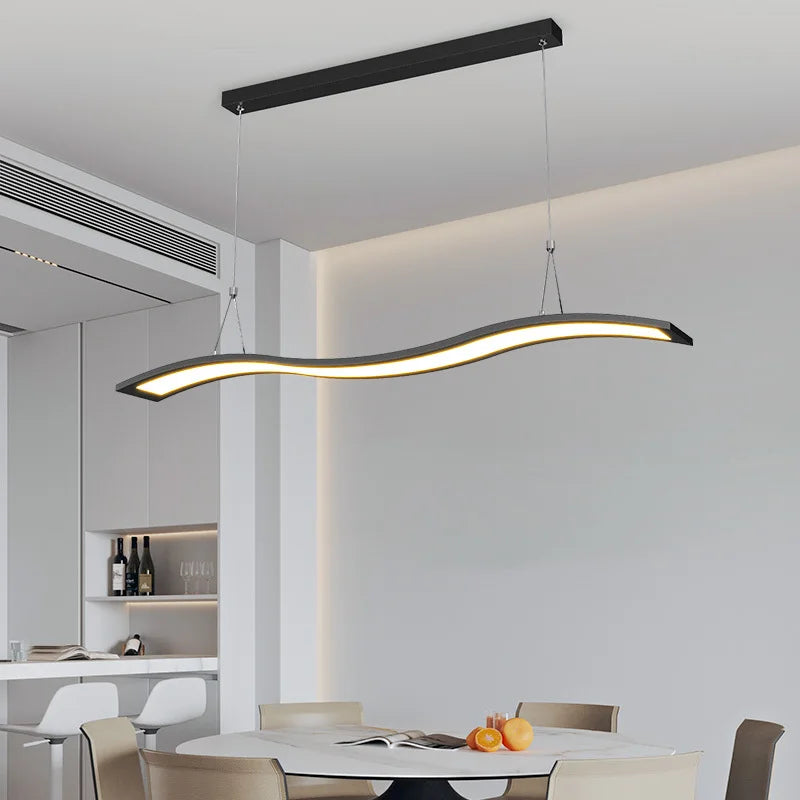 Afralia™ Modern LED Chandeliers for Dining Room & Kitchen Lighting