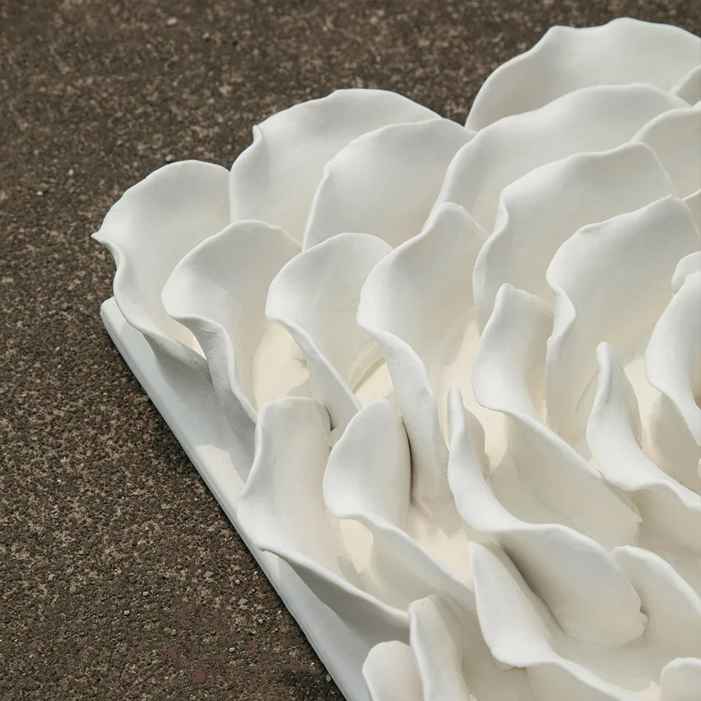 Afralia™ Ceramic Rose Wall Hanging Frame