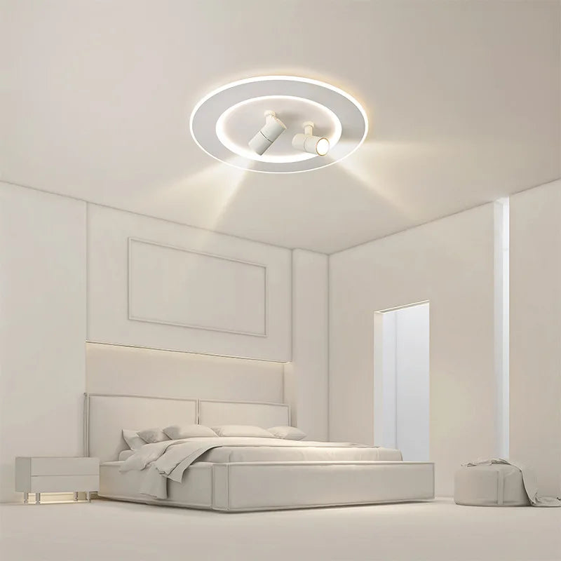 Afralia™ Modern LED Ceiling Lamps with Spotlight - Stylish Corridor Chandeliers for Living and Dining Rooms