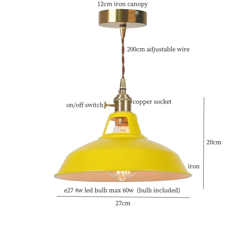 Afralia™ Blue Iron Art LED Pendant Light, Nordic Modern Style for Home and Commercial Spaces