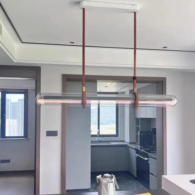 Afralia™ Modern Luxury Long Dining Pendant Light for Home Decor