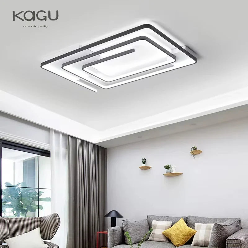 Afralia™ Modern Nordic Art LED Ceiling Lamp for Bedroom & Study