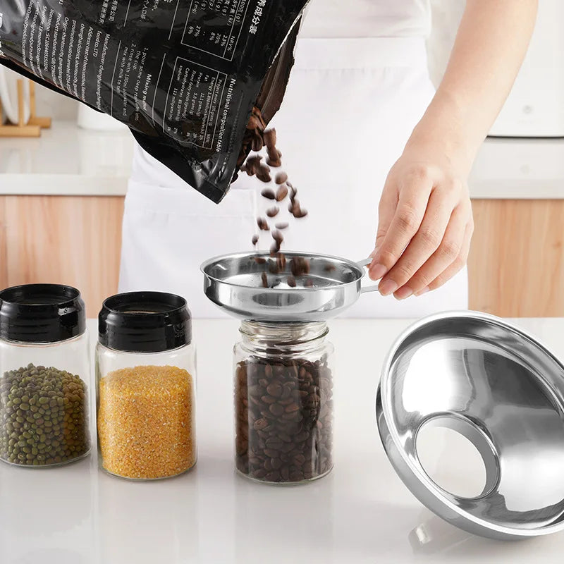 Afralia™ Wide Mouth Canning Funnel for Liquid, Oil, Wine, Water, Spices - Kitchen Essential