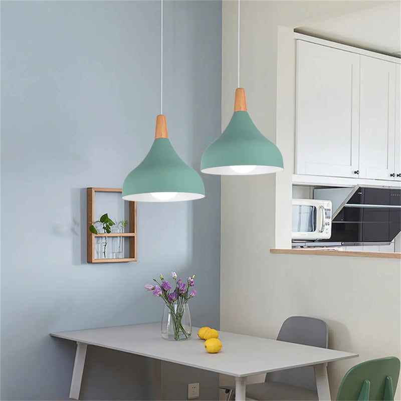 Afralia™ Multicolour Pendant Light Fixture Restaurant Cafe Loft Bedroom Hanglamp