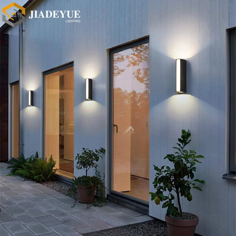 Afralia™ Outdoor LED Wall Light: Waterproof Garden Spotlight for Villa Exterior.