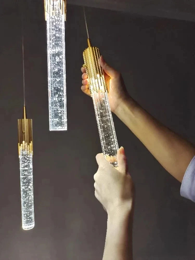 Afralia™ Crystal LED Ceiling Chandelier for Luxury Home Décor