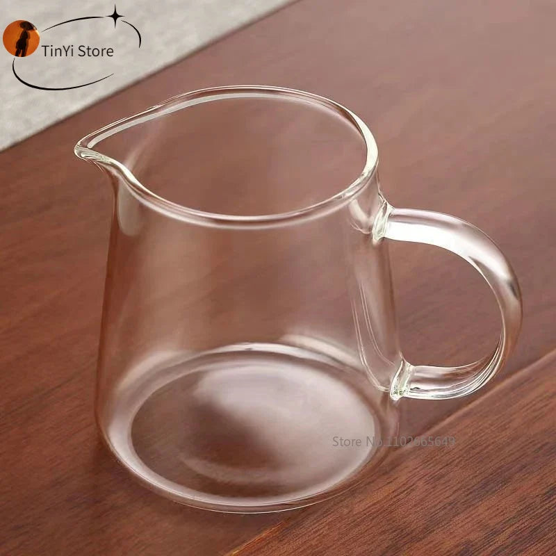 Afralia™ Glass Mini Milk Pourer Pitcher for Coffee and Tea