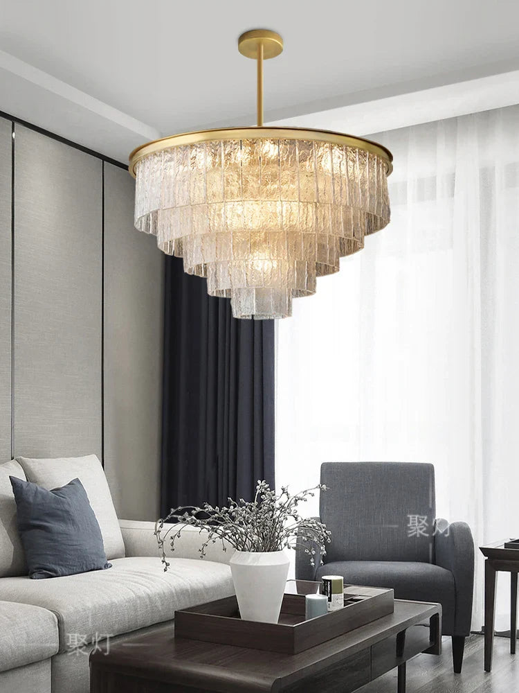 Afralia™ Crystal LED Chandelier: Minimalist Luxury Lighting for Dinning Table