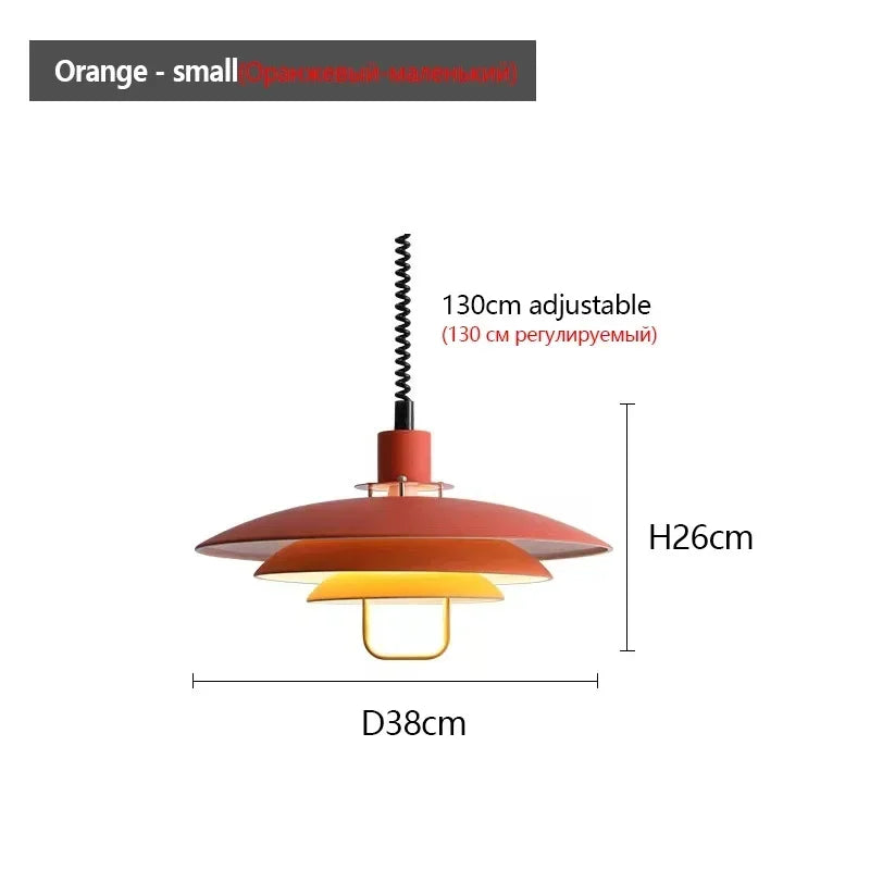 Afralia™ Primus Pendant Lamp: Telescopic Adjustable Hanging Light for Modern Design Interiors