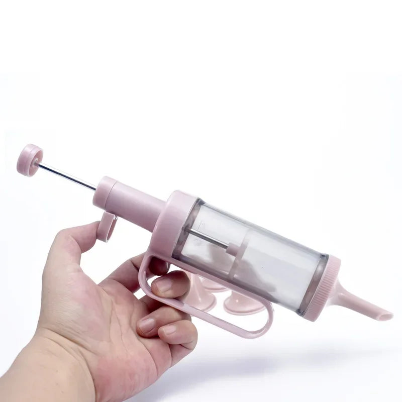 Afralia™ Cake Cream Decorating Gun Set with Nozzles - Kitchen Baking Tools