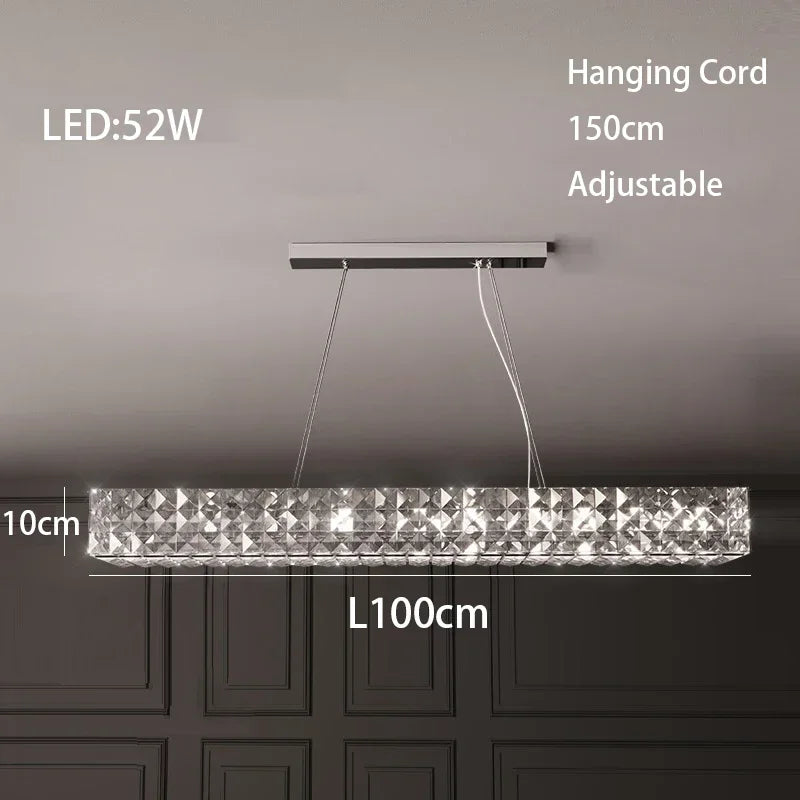 Afralia™ Modern Crystal Chandelier Chrome Golden Round Pendant Lights
