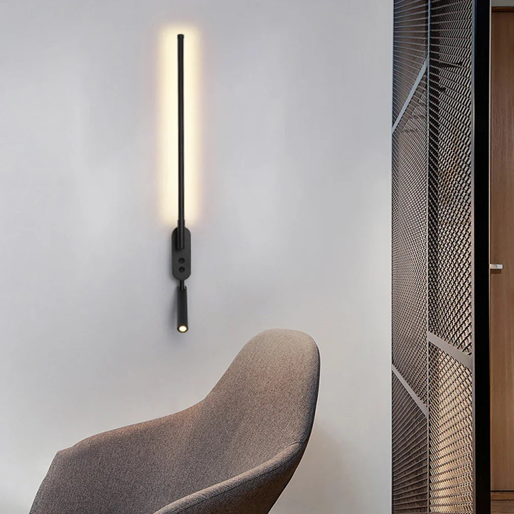 Afralia™ LED Wall Lamp: Modern Bedside Reading Light for Bedroom, Bathroom & Indoor Décor