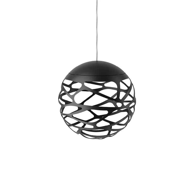 Afralia™ Modern Iron Ball Chandelier for Restaurant Living Room Bar Corridor Villa Project
