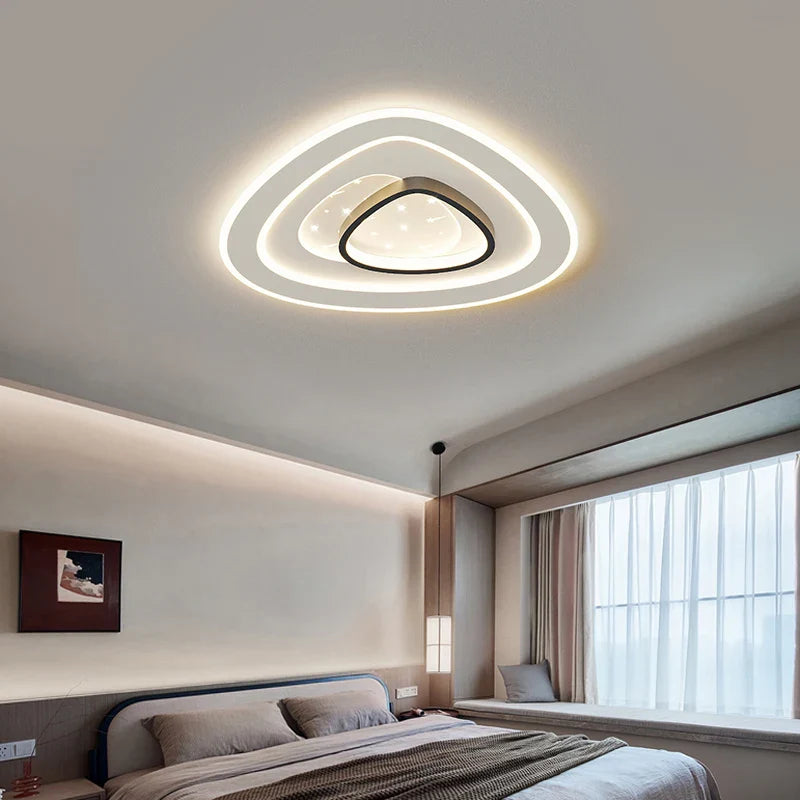 Afralia™ Modern LED Ceiling Lights for Living Room Bedroom Study - Indoor Lighting Decor