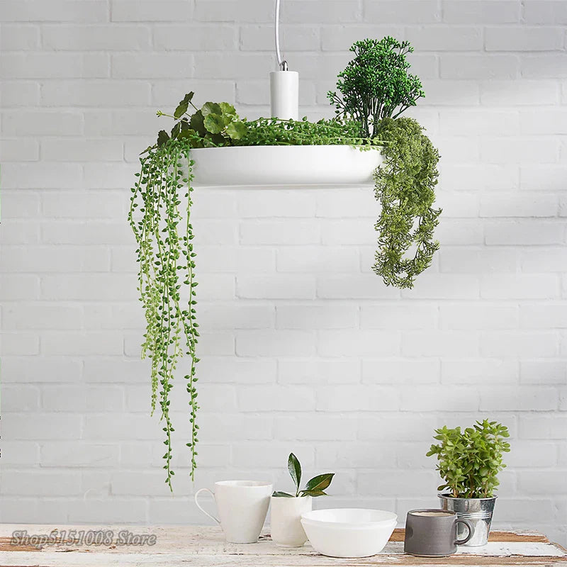 Afralia™ Nordic Plant Pendant Lights DIY Flower Pot Hanging Lamp - Home Decor