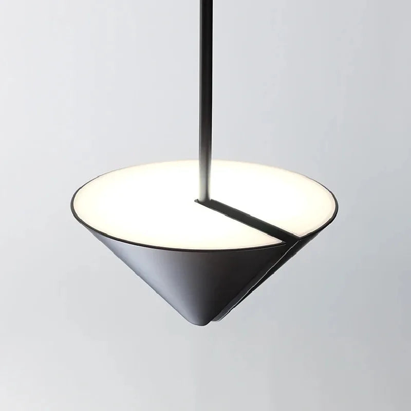 Afralia™ Rotating Cone Pendant Light: Adjustable Dining Room & Kitchen Island Hanging Lamp