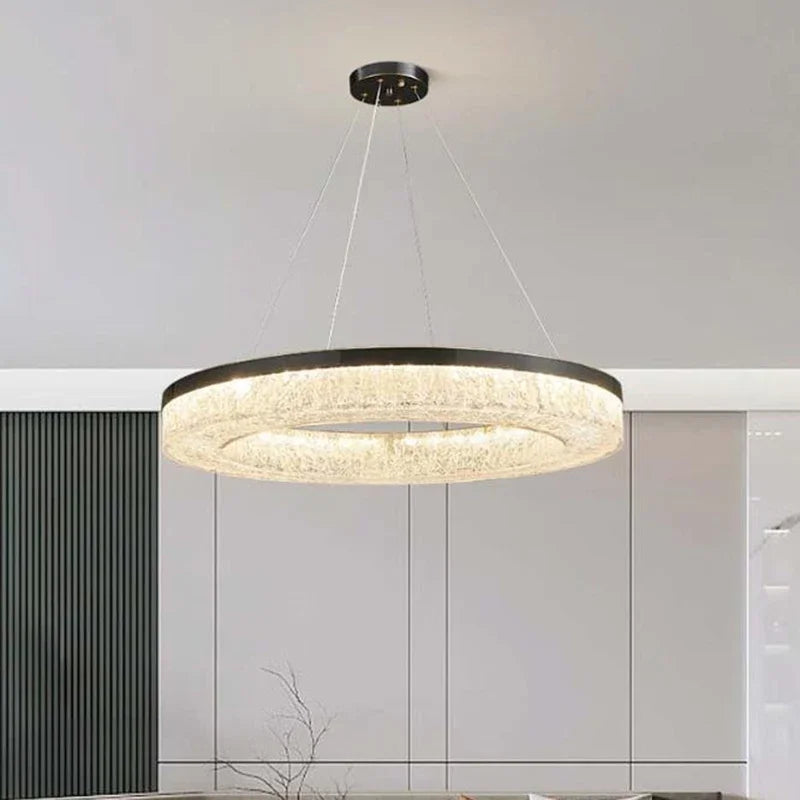 Afralia™ Copper Resin Remote Control Pendant Lamps for Modern Minimalist Living Dining Kitchen Bedroom