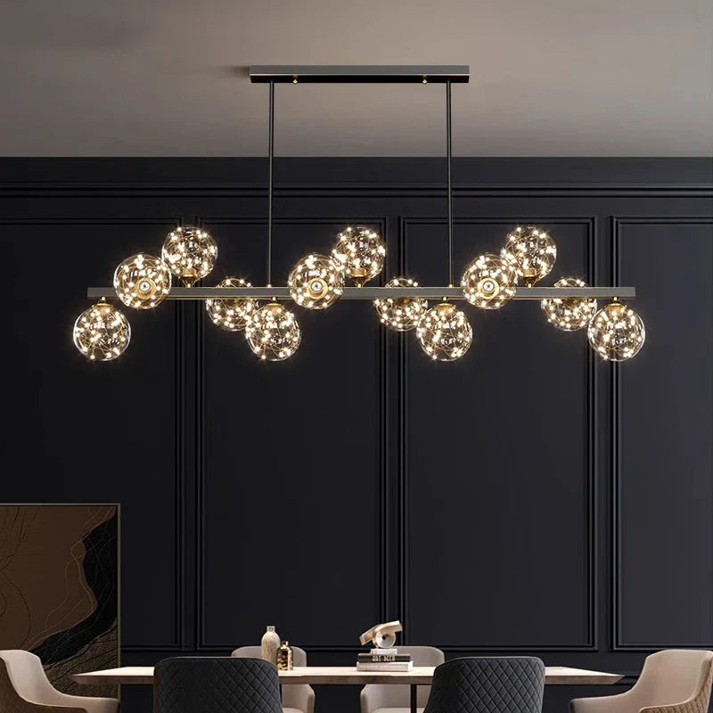 Afralia™ Modern LED Pendant Light for Living and Dining Room Chandeliers