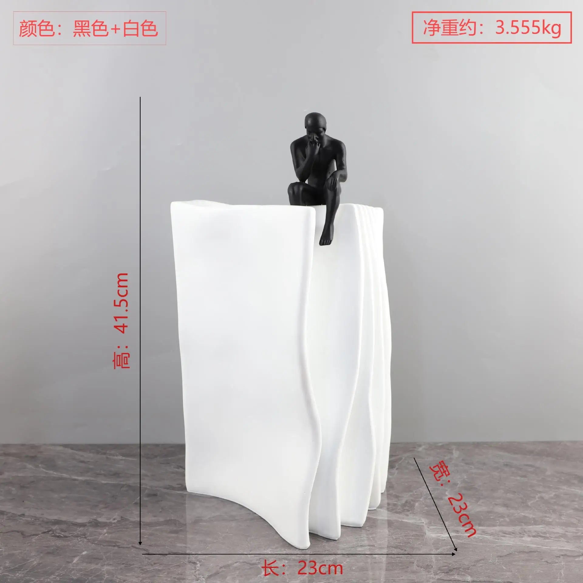 Afralia™ Resin Thinking Portrait Sculpture Abstract Figure Decorative Figurine Home Decor