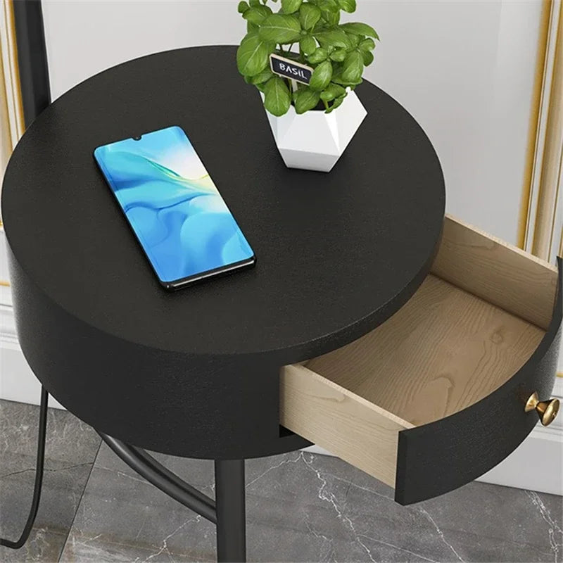 Afralia™ Modern Iron Drawer Floor Lamp for Living Room Bedroom LED Light