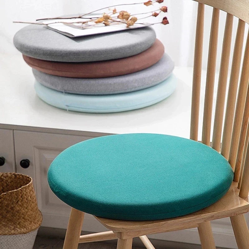 Afralia™ Memory Foam Round Chair Cushion - Non-slip Seat Pads for Home Decor