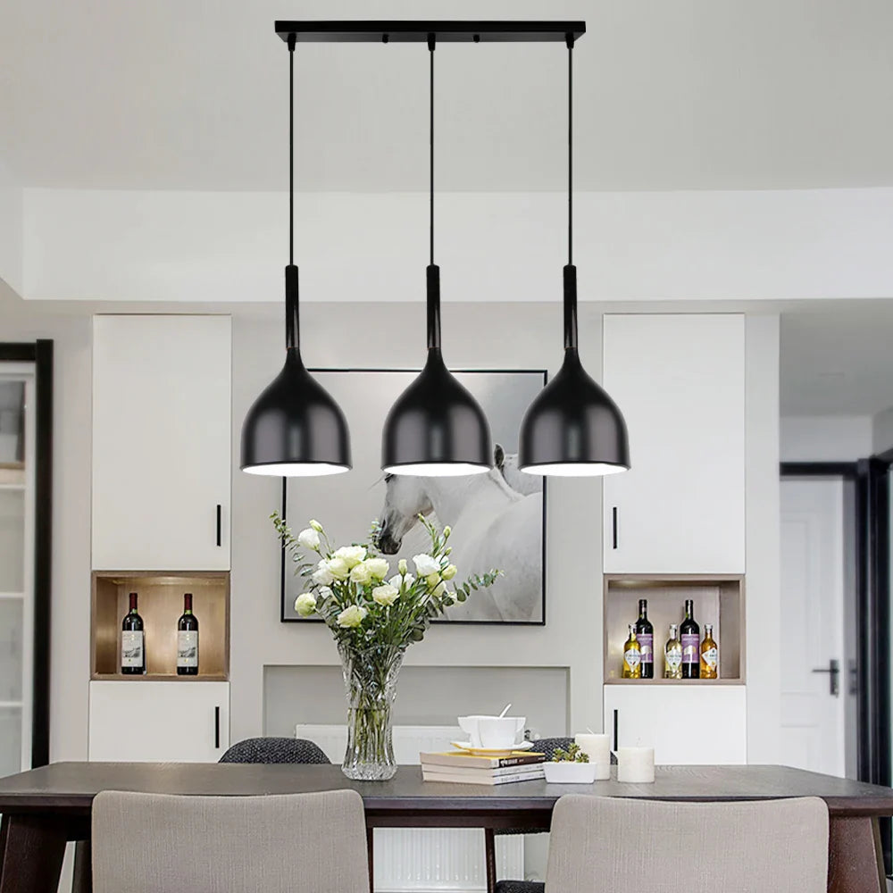 Afralia™ Nordic Retro LED Pendant Chandelier for Modern Home Lighting