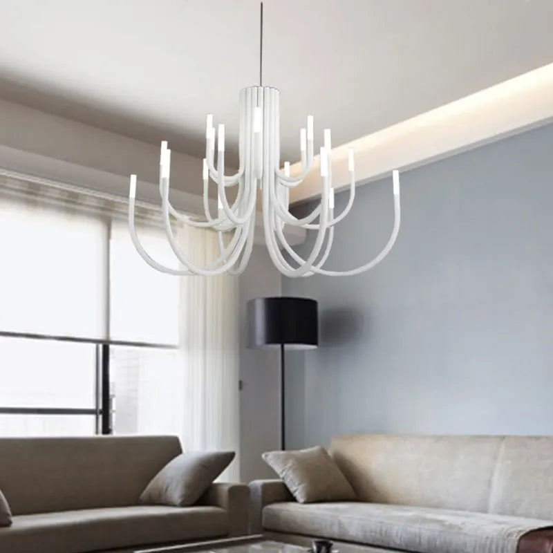 Afralia™ Modern Nordic Pendant Light for Living Room, Bedroom, Villa, and Restaurant
