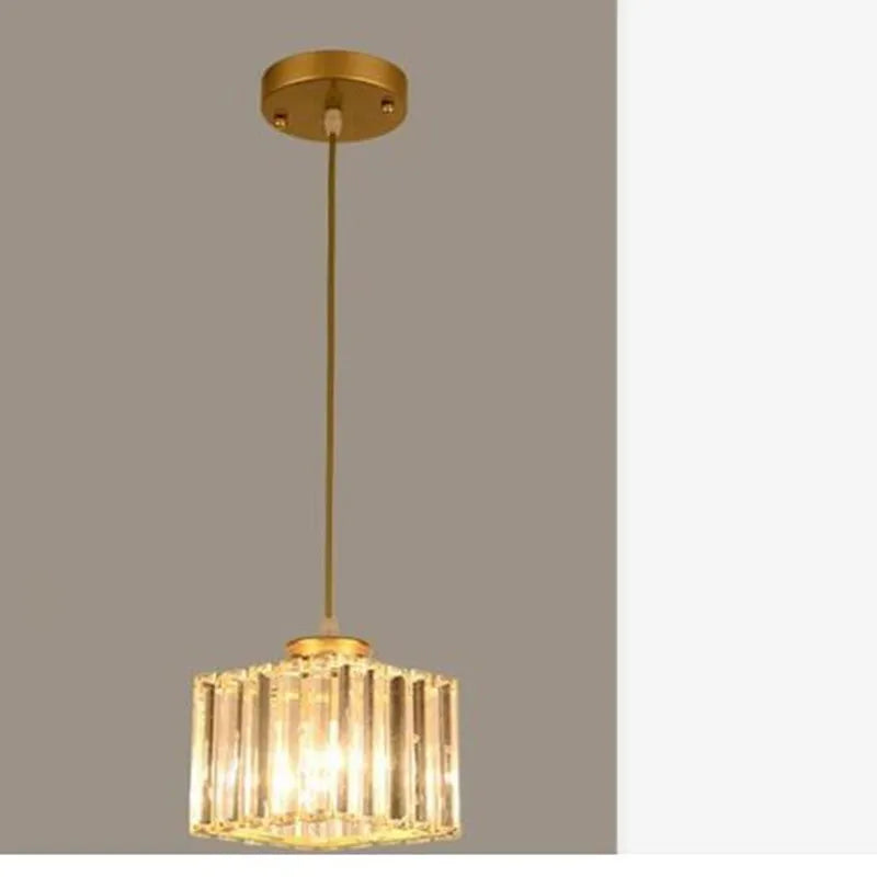 Afralia™ Square Crystal Ceiling Lamp: Modern Lighting for Living Room