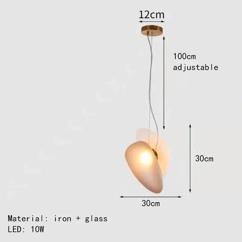 Afralia™ Nordic LED Pendant Chandelier for Dining Kitchen Study Bedroom Lighting