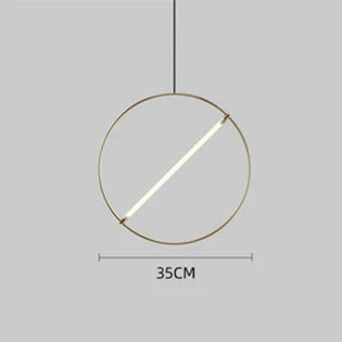 Afralia™ LED Metal Pendant Light for Dining Room & Bedroom