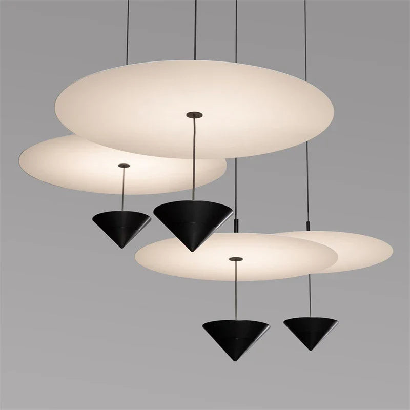 Afralia™ LED Conical Pendant Light: Art Deco Design, Height Adjustable for Dining Room & Kitchen.