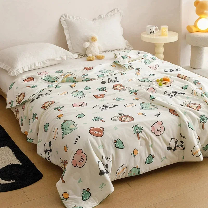 Afralia™ Cooling Summer Blanket | Soft & Breathable Natural Plant Comforter