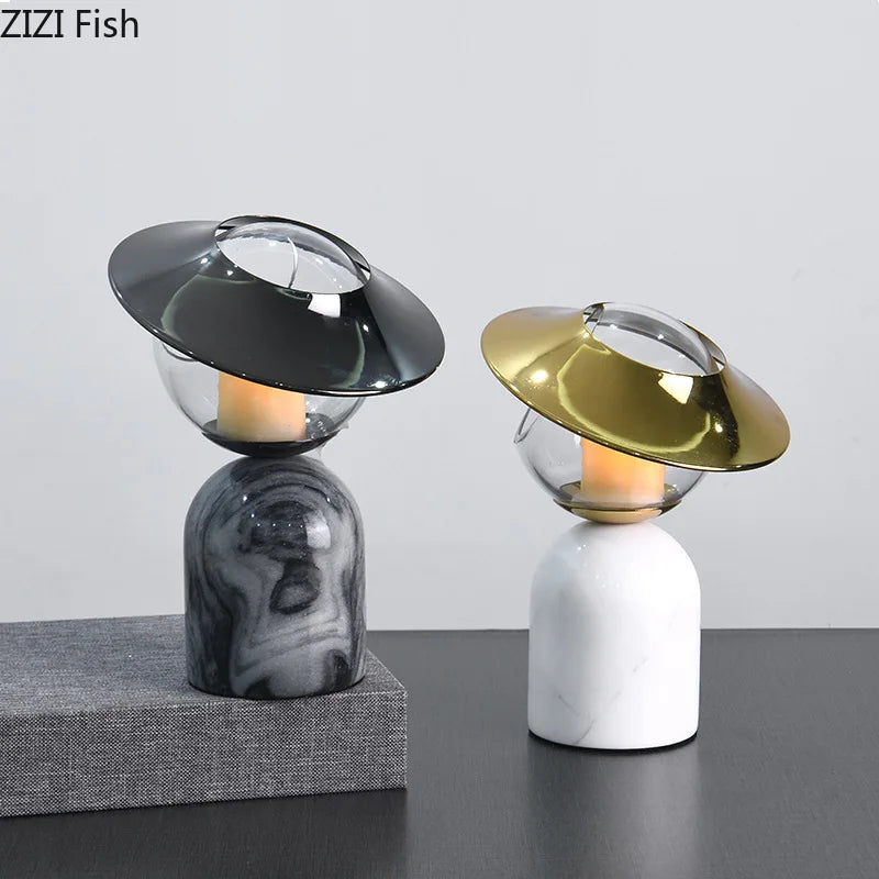 Afralia™ Marble Candle Holder for Romantic Dining Table Decor and Home Ornaments