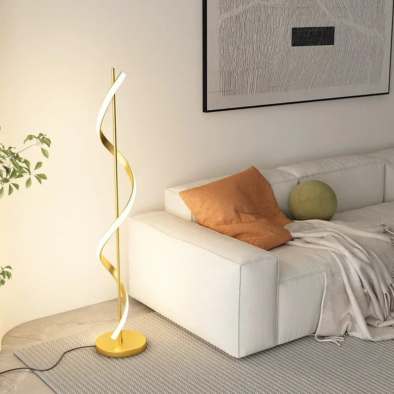 Afralia™ LED Revolve Floor Lamp for Bedroom Living Study Indoor Decor