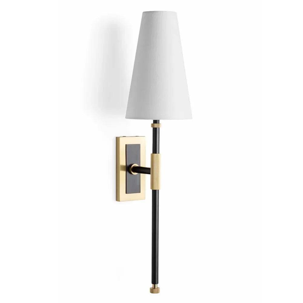 Afralia™ Copper Cloth LED Wall Lamp for Elegant Decor in Bedroom, Living Room & Corridor