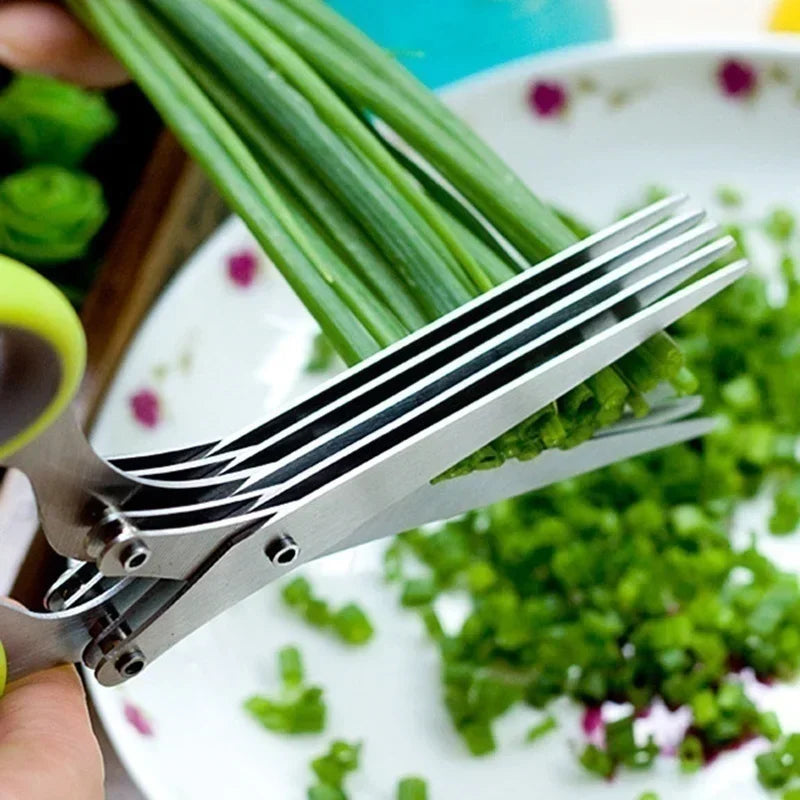 Afralia™ Stainless Steel Kitchen Scissors: Multifunctional Cook Tool for Herbs, Spices, & More